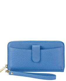 【送料無料】 ギギニューヨーク レディース PC・モバイルギアケース アクセサリー Women's City Phone Wallet Cornflower Blue - Pebble Grain Leather