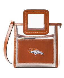 【送料無料】 スタウド レディース ハンドバッグ バッグ Women's Denver Broncos Clear Mini Shirley Bag Brown