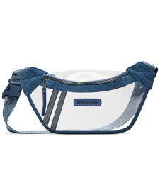 【送料無料】 スティーブ マデン レディース ボディバッグ・ウエストポーチ バッグ Women's Clear Jelly Belt Bag Denim