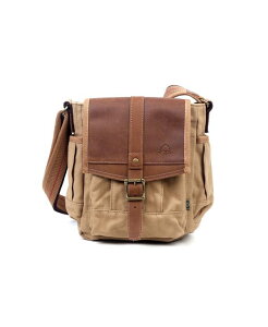 TSD�u�����h ���f�B�[�X �o�b�O �V�����_�[�o�b�O TSD BRAND Turtle Ridge Canvas Crossbody Bag Camel �L������
