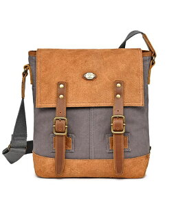 TSD�u�����h ���f�B�[�X �o�b�O �V�����_�[�o�b�O TSD BRAND Valley Oak Canvas Crossbody Bag Gray �O���[