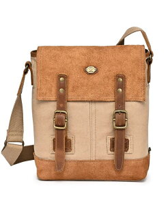 TSD�u�����h ���f�B�[�X �o�b�O �V�����_�[�o�b�O TSD BRAND Valley Oak Canvas Crossbody Bag Khaki �J�[�L
