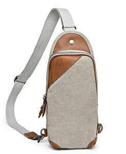 TSDuh fB[X obO {fBobOEEGXg|[` TSD BRAND Canna Canvas Sling Bag Gray O[
