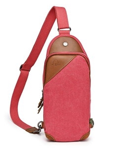 TSDuh fB[X obO {fBobOEEGXg|[` TSD BRAND Canna Canvas Sling Bag Red bh