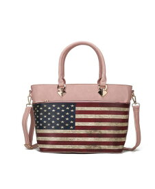 【送料無料】 MKFコレクション レディース トートバッグ バッグ Lilian Women's Patriotic Tote Bag by Mia K Rose pink