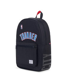 【送料無料】 ハーシェル レディース バックパック・リュックサック バッグ Supply Co. Oklahoma City Thunder Settlement Black Backpack Black