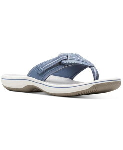 N[NX fB[X V[Y T_ Clarks Women's Cloudsteppers Brinkley Jazz Sandals Blue Gray O[