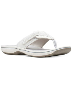 N[NX fB[X V[Y T_ Clarks Women's Cloudsteppers Brinkley Jazz Sandals White zCg