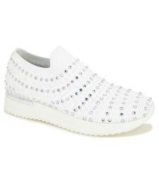 【送料無料】 ケネスコール レディース スニーカー シューズ Women's Cameron Jewel Joggers Sneakers - Extended Widths White - Polyester Nylon