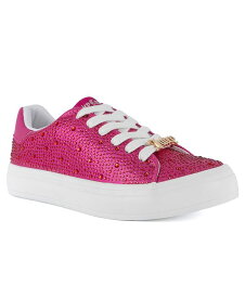 【送料無料】 ジューシークチュール レディース スニーカー シューズ Women's Alanis B Embellished Sneaker Pink