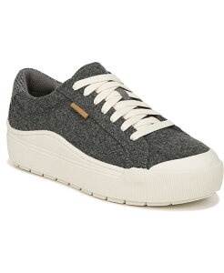 hN^[EV[ fB[X V[Y Xj[J[ vbgtH[ Dr. Scholl's Women's Time Off Platform Sneakers Charcoal Fabric `R[