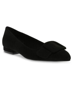 �A���N���C�� ���f�B�[�X �V���[�Y �p���v�X Anne Klein Women's Kalea Pointed Toe Flats Black �u���b�N
