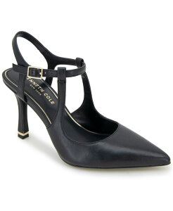 �P�l�X�R�[�� ���f�B�[�X �V���[�Y �p���v�X �A���N�� Kenneth Cole New York Women's Romi Ankle Sling back Pumps Black �u���b�N