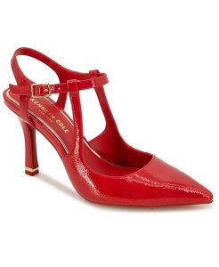 �P�l�X�R�[�� ���f�B�[�X �V���[�Y �p���v�X �A���N�� Kenneth Cole New York Women's Romi Ankle Sling back Pumps Red ���b�h