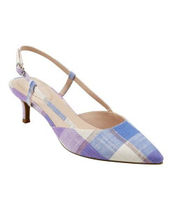 �o���h���[�m ���f�B�[�X �V���[�Y �p���v�X Bandolino Women's Movito Pointed Toe Slingback Dress Pumps Purple Plaid Multi - Textile �p�[�v��
