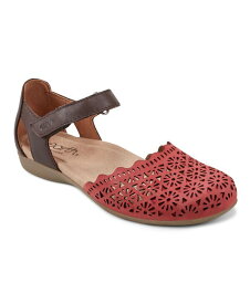 【送料無料】 アース レディース パンプス シューズ Women's Bronnie Round Toe Casual Slip-on Flat Shoes Red Brown Multi