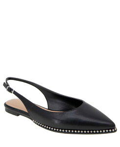 BCB �W�F�l���[�V���� ���f�B�[�X �V���[�Y �p���v�X BCBGeneration Women's Valerie Studded Slingback Pointed-Toe Flats Black �u���b�N