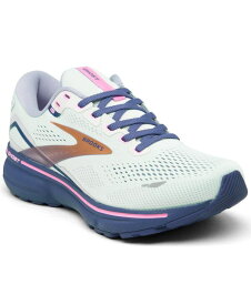 【送料無料】 ブルックス レディース スニーカー シューズ Women's Ghost 15 Running Sneakers from Finish Line Spa Blue Neo Pink