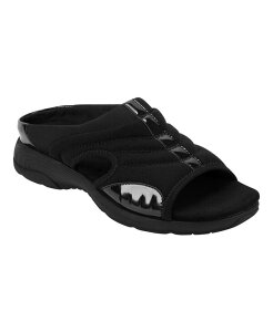 C[W[Xsbg fB[X V[Y T_ Easy Spirit Women's Traciee Slip-On Sandals Black ubN