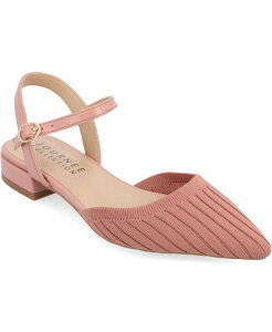 �W�����l �R���N�V���� ���f�B�[�X �V���[�Y �p���v�X Journee Collection Women's Ansley Wide Width Mary Jane Pointed Toe Flats Blush �u���b�V��