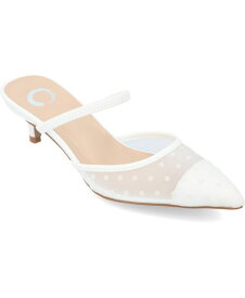 【送料無料】 ジュルネ コレクション レディース パンプス シューズ Women's Allana Mesh Heels White