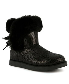 【送料無料】 ジューシークチュール レディース ブーツ・レインブーツ シューズ Women's King 2 Cold Weather Pull-On Boots Black Sequins