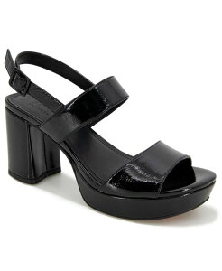 �P�l�X�R�[�� ���f�B�[�X �V���[�Y �T���_�� �v���b�g�t�H�[�� Kenneth Cole Reaction Women's Reebeka Platform Sandals Black Patent �u���b�N