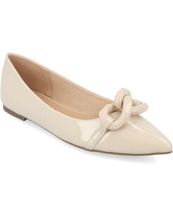 【送料無料】 ジュルネ コレクション レディース パンプス シューズ Women's Clareene Flats Beige