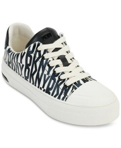 �_�i �L������ �j���[���[�N ���f�B�[�X �V���[�Y �X�j�[�J�[ ���[�X DKNY Women's York Lace-Up Low-Top Sneakers Black/ Eggnog �u���b�N