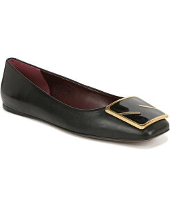 �t�����R�T���g ���f�B�[�X �V���[�Y �p���v�X Franco Sarto Women's Flexa Amaya 3 Square Toe Ballet Flats Black Leather �u���b�N