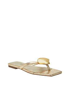 【送料無料】 ケイティ ペリー レディース サンダル シューズ Women's Camie Shell Slip-On Sandals Gold