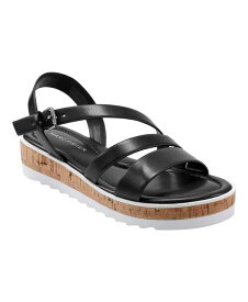 【送料無料】 マークフィッシャー レディース サンダル シューズ Women's Goget Strappy Open-Toe Casual Sandals Black