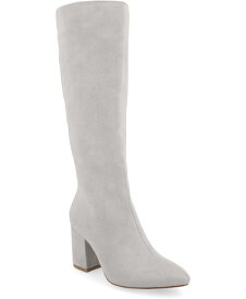 【送料無料】 ジュルネ コレクション レディース ブーツ・レインブーツ シューズ Women's Ameylia Pointed Toe Boots Gray