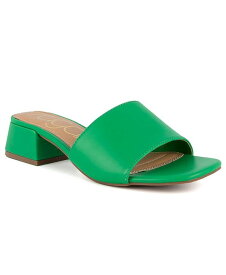 【送料無料】 シュガー レディース サンダル シューズ Women's Uniform 3 Slip-On Block Heel Sandals Green