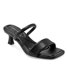 【送料無料】 イージースピリット レディース サンダル シューズ Women's Mylah Square Toe Slip-on Dress Sandals Black