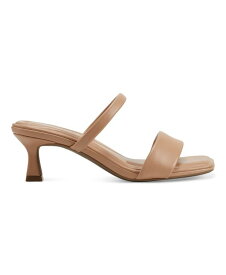 【送料無料】 イージースピリット レディース サンダル シューズ Women's Mylah Square Toe Slip-on Dress Sandals Medium Natural