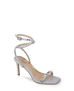�W���E�F���_�O���C�~�V���J ���f�B�[�X �V���[�Y �T���_�� Jewel Badgley Mischka Women's Hosana Evening Sandals Silver �V���o�[