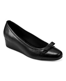 【送料無料】 イージースピリット レディース パンプス シューズ Women's Gerta Slip-On Square Toe Dress Wedges Black