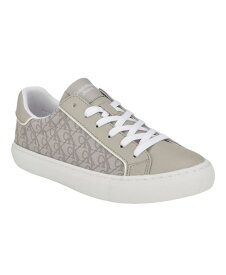 【送料無料】 カルバンクライン レディース スニーカー シューズ Women's Charli Round Toe Casual Lace-Up Sneakers Light Gray Multi