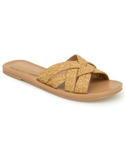 PlXR[ fB[X V[Y T_ Kenneth Cole New York Women's Jula Slip On Slides Natural