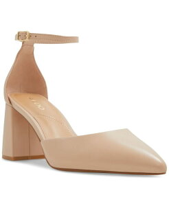 �A���h ���f�B�[�X �V���[�Y �T���_�� �A���N�� �q�[�� ALDO Women's Jan Pointed Toe Ankle-Strap Block-Heel Sandals Beige Smooth �x�[�W��