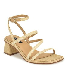 【送料無料】 ナインウェスト レディース サンダル シューズ Women's Emolly Square Toe Block Heel Dress Sandals Light Natural