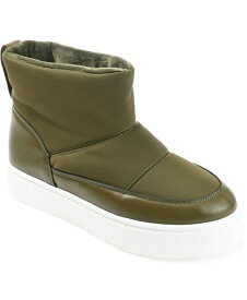 【送料無料】 ジュルネ コレクション レディース ブーツ・レインブーツ シューズ Women's Sethie Cold Weather Booties Green