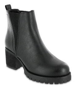 �~�A ���f�B�[�X �V���[�Y �u�[�c�E���C���u�[�c �`�F���V�[ �u�[�c MIA Women's Jody Lug Sole Chelsea Booties Black �u���b�N