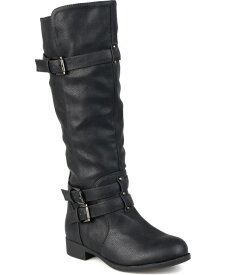 【送料無料】 ジュルネ コレクション レディース ブーツ・レインブーツ シューズ Women's Wide Calf Bite Boot Black