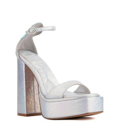【送料無料】 オリビアミラー レディース サンダル シューズ Women's Amour Platform Heel sandals Silver