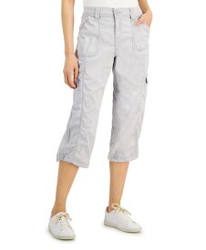 【送料無料】 スタイルアンドコー レディース カジュアルパンツ ボトムス Petite Bungee-Hem Capri Pants Misty Harbor