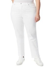 【送料無料】 グロリアバンデービルト レディース デニムパンツ ジーンズ ボトムス Plus Size Amanda Jean in Regular & Short Vintage White