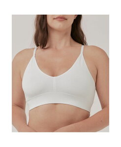 �p�N�g ���f�B�[�X �g�b�v�X T�V���c �R�b�g�� Pact Cotton Everyday Classic T-Shirt Bra White �z���C�g