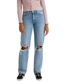 【送料無料】 リーバイス レディース デニムパンツ ジーンズ ボトムス Women's Mid Rise Cotton 94 Baggy Jeans Caution Hot Pants
